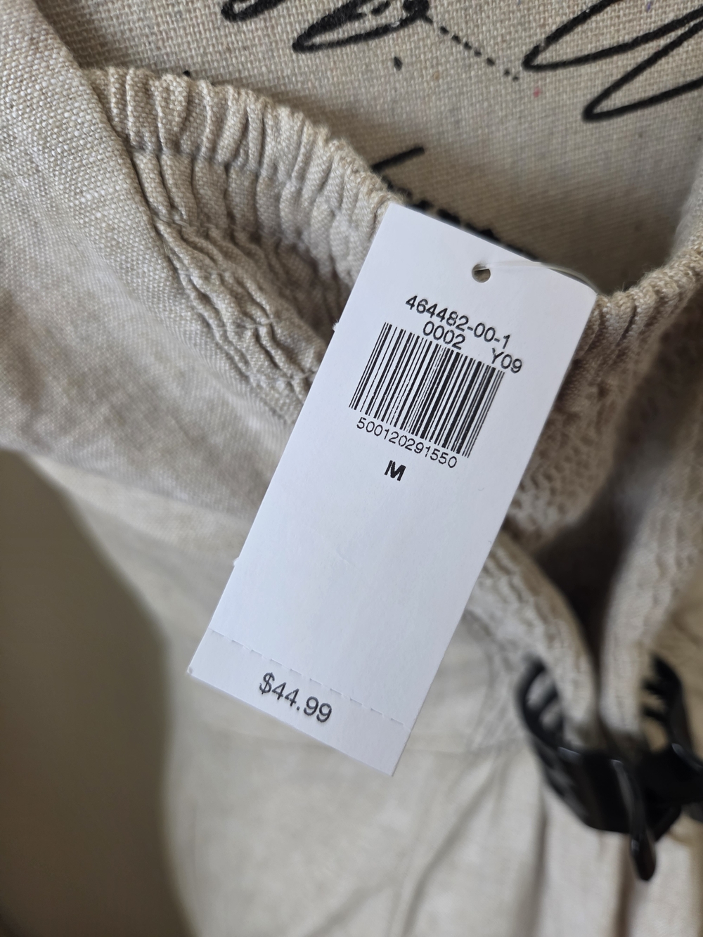 Old Navy Natural Linen-Blend Midi Dress - Picture 4 of 5